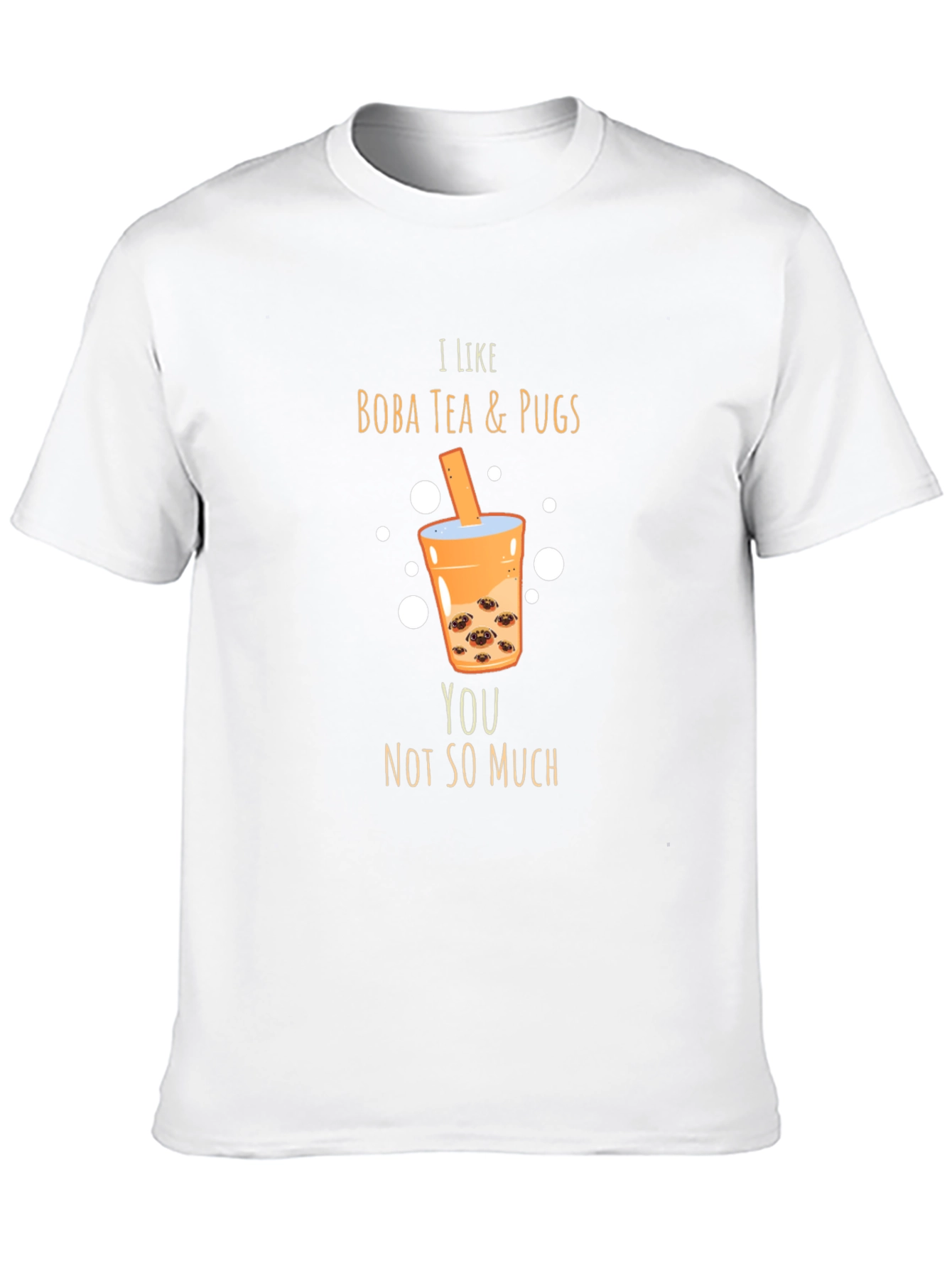 Boba Tea & Pugs Graphic Tee