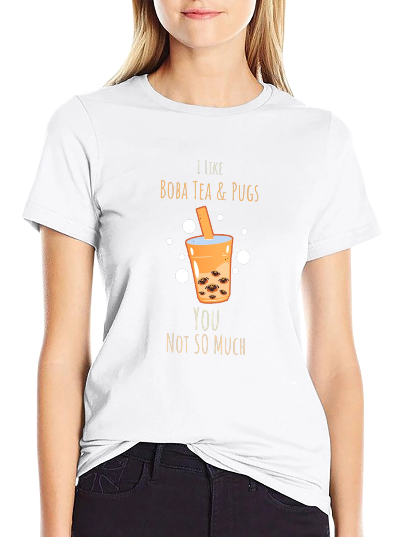 Boba Tea & Pugs Graphic Tee