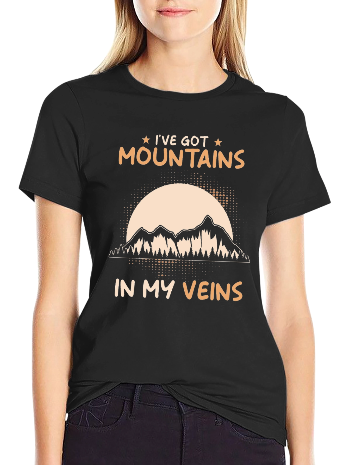 Mountains in My Veins Graphic Tee