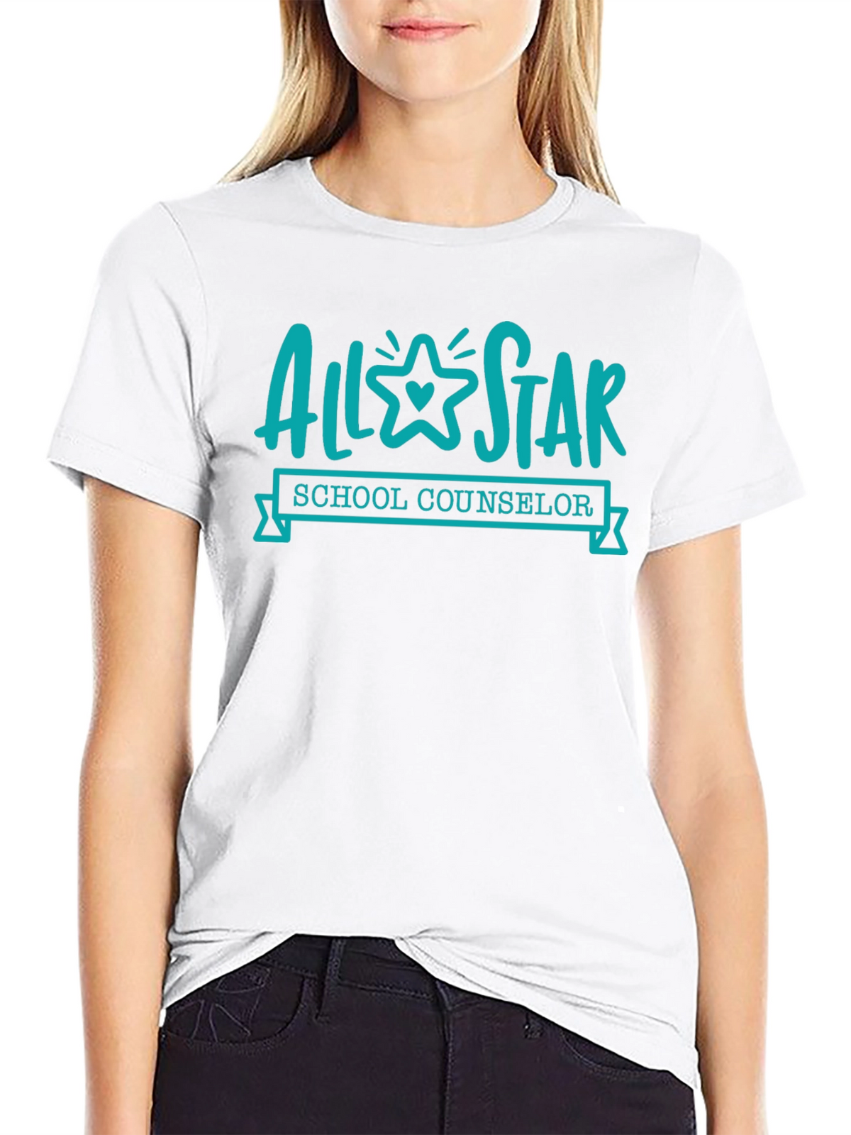 All-Star School Counselor Black T-Shirt