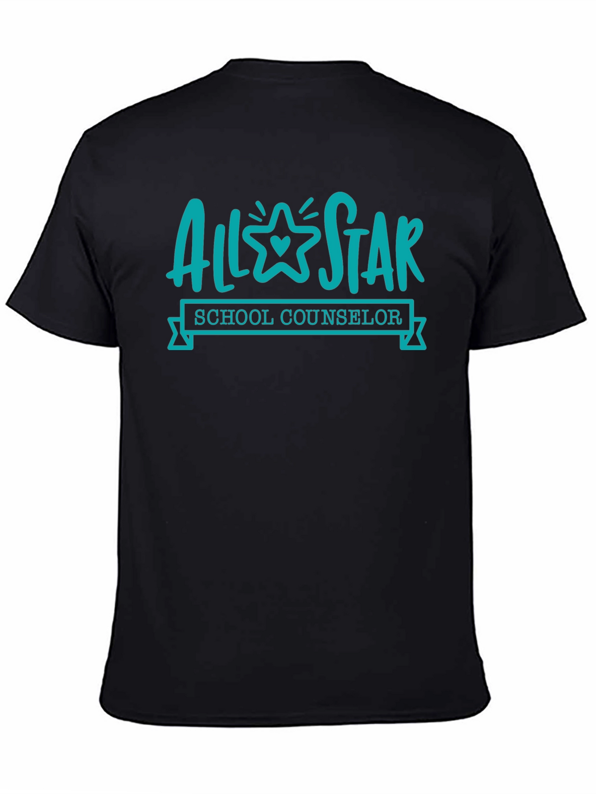 All-Star School Counselor Black T-Shirt