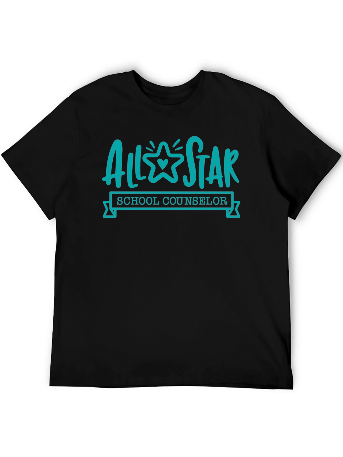 All-Star School Counselor Black T-Shirt