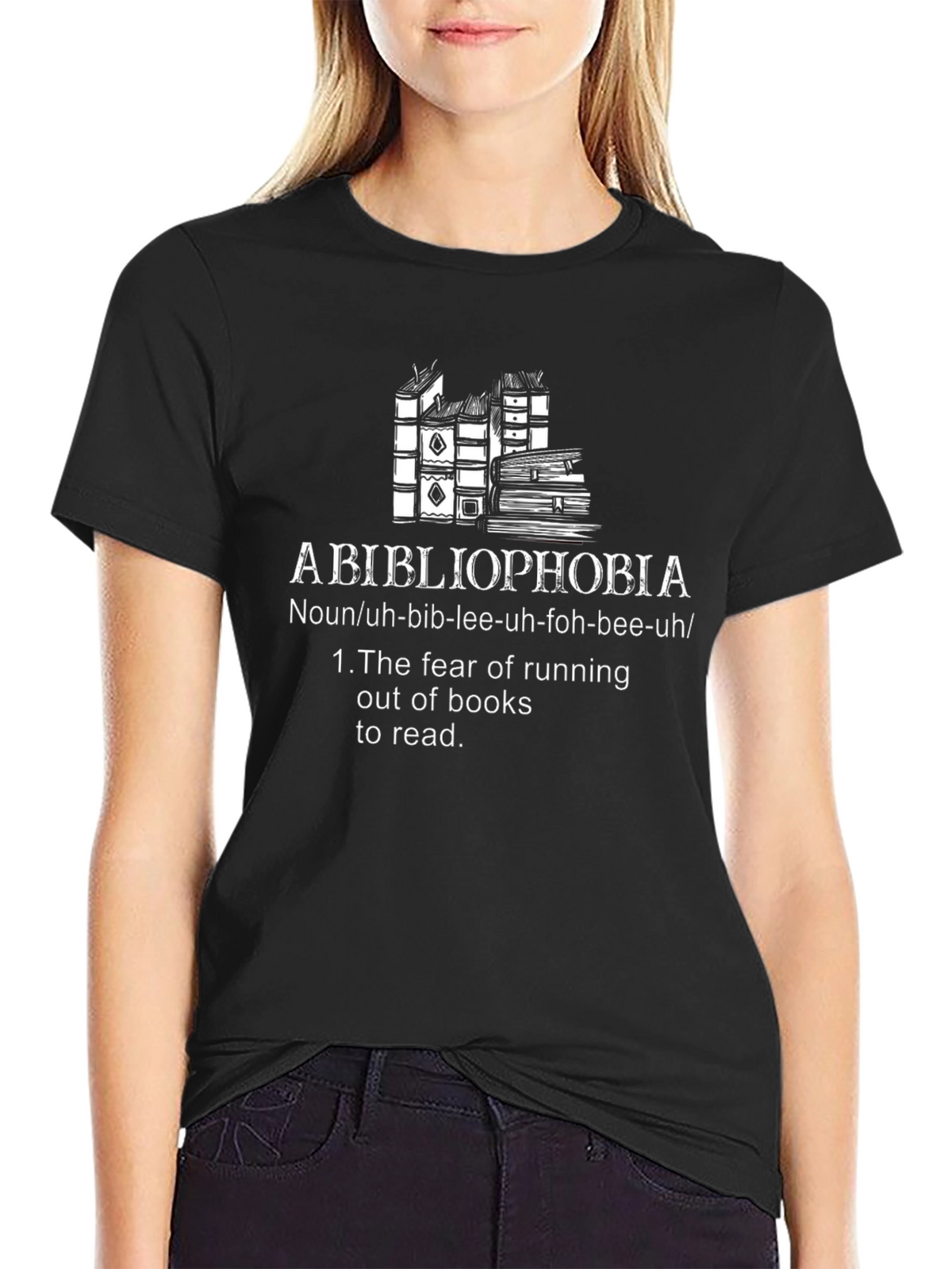 Bibliophobia Definition T-Shirt