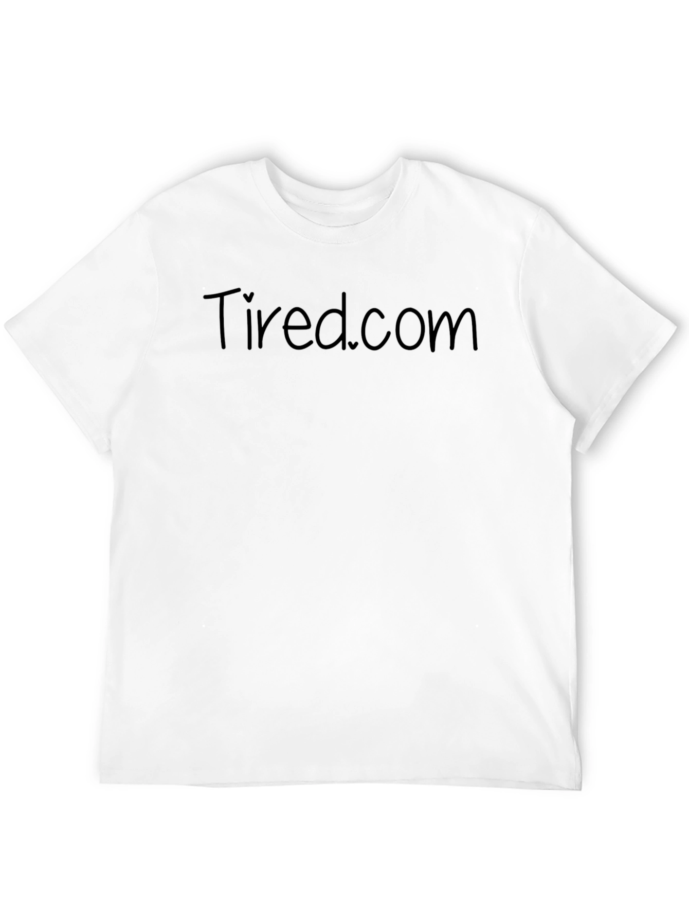 Tired.com Black Crew Neck T-Shirt