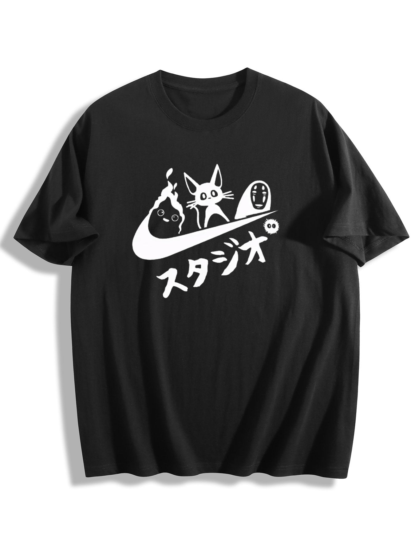 T-shirt Ghibli No Face Kaonashi Vintage Wash Japanese Design T-Shirt