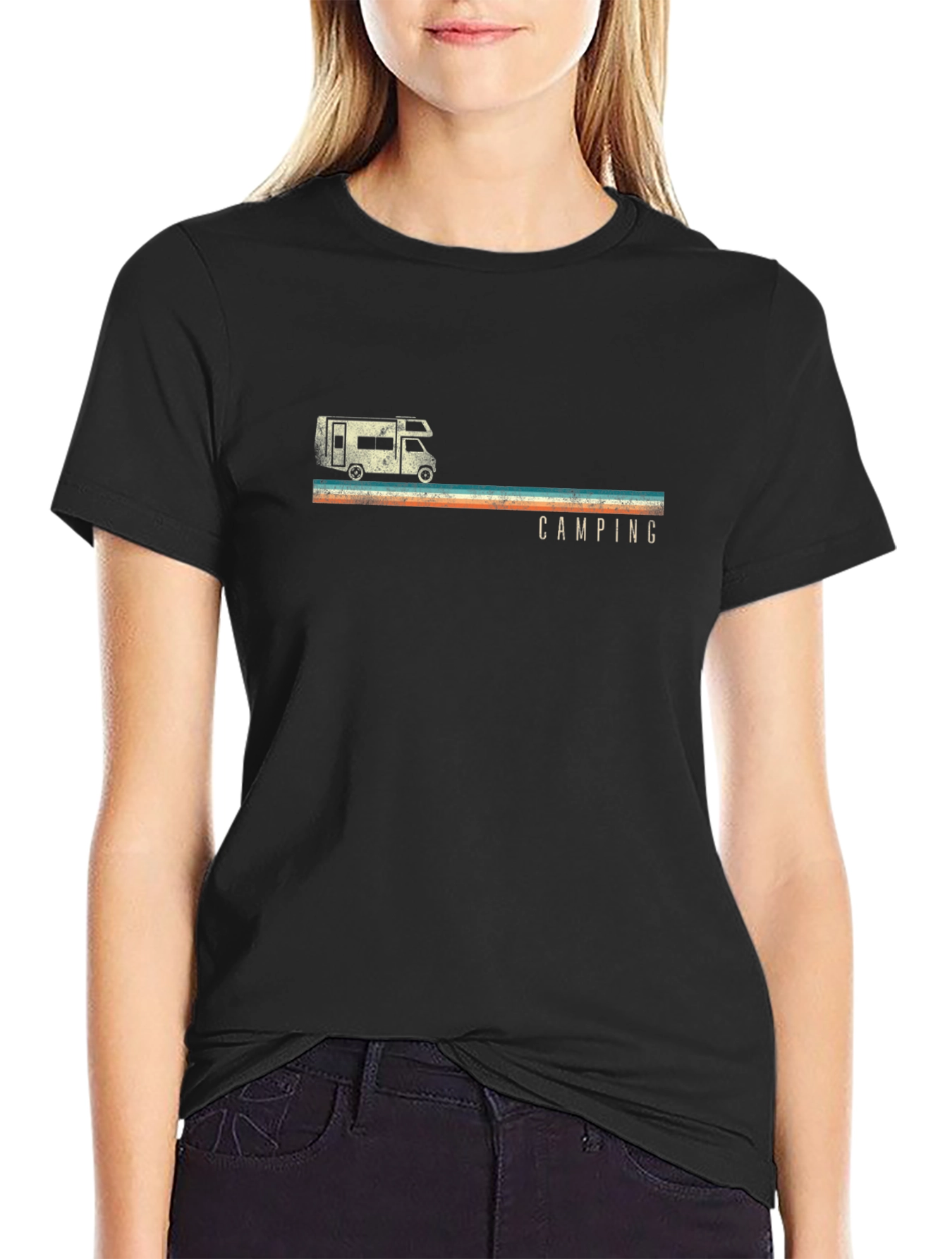 Retro Camping RV T-Shirt - Vacation Ready