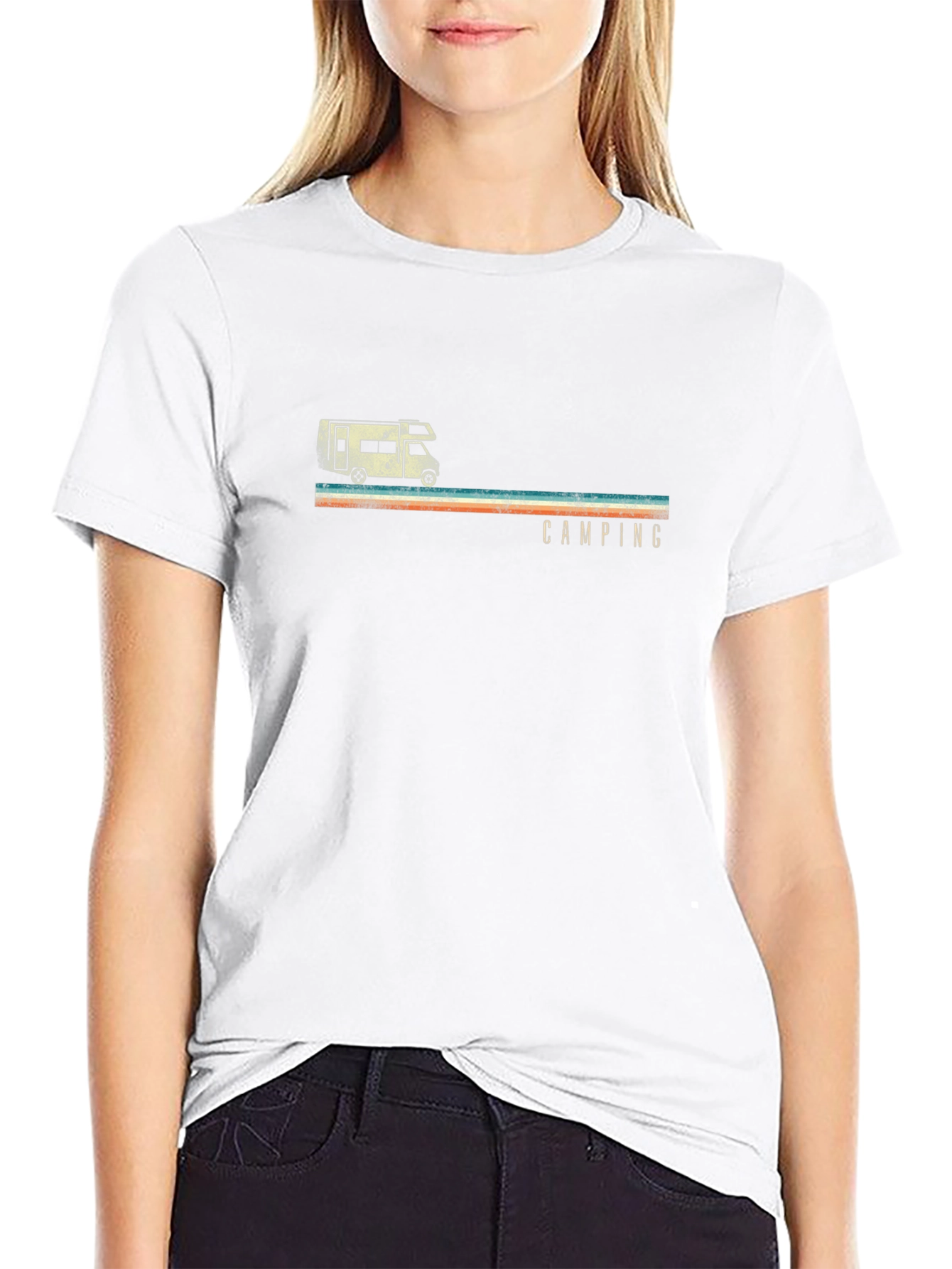 Retro Camping RV T-Shirt - Vacation Ready