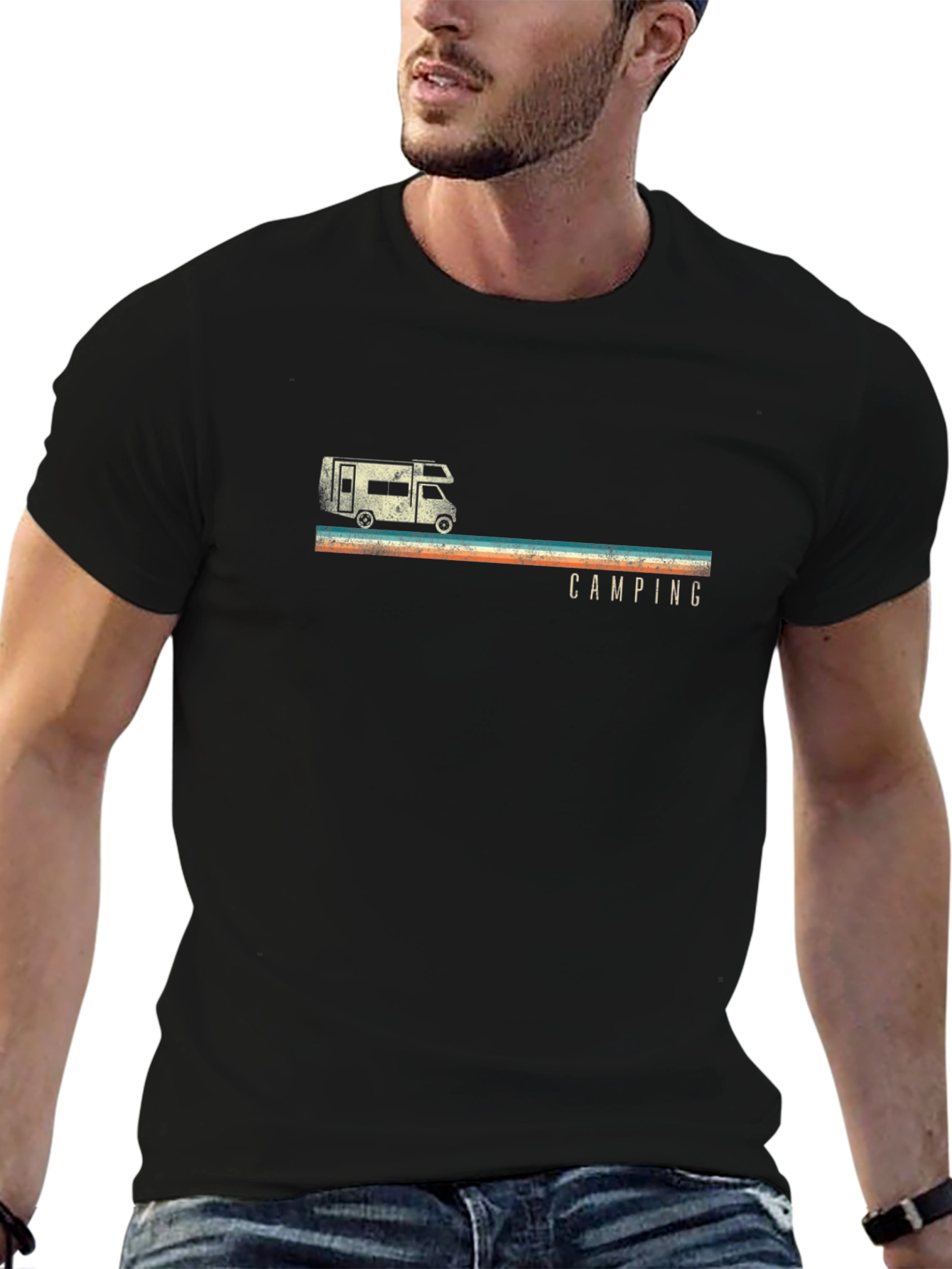 Retro Camping RV T-Shirt - Vacation Ready