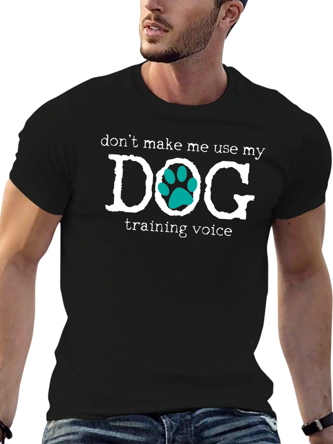 Dog Training Voice T-Shirt - Funny Dog Lover Tee