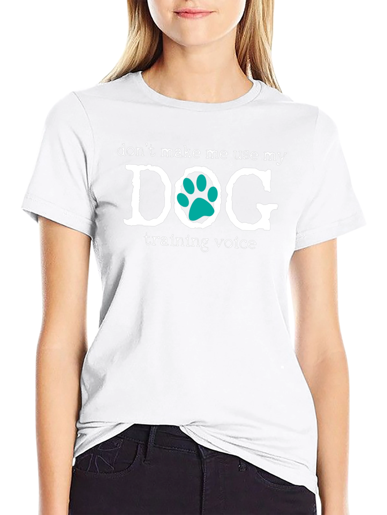 Dog Training Voice T-Shirt - Funny Dog Lover Tee