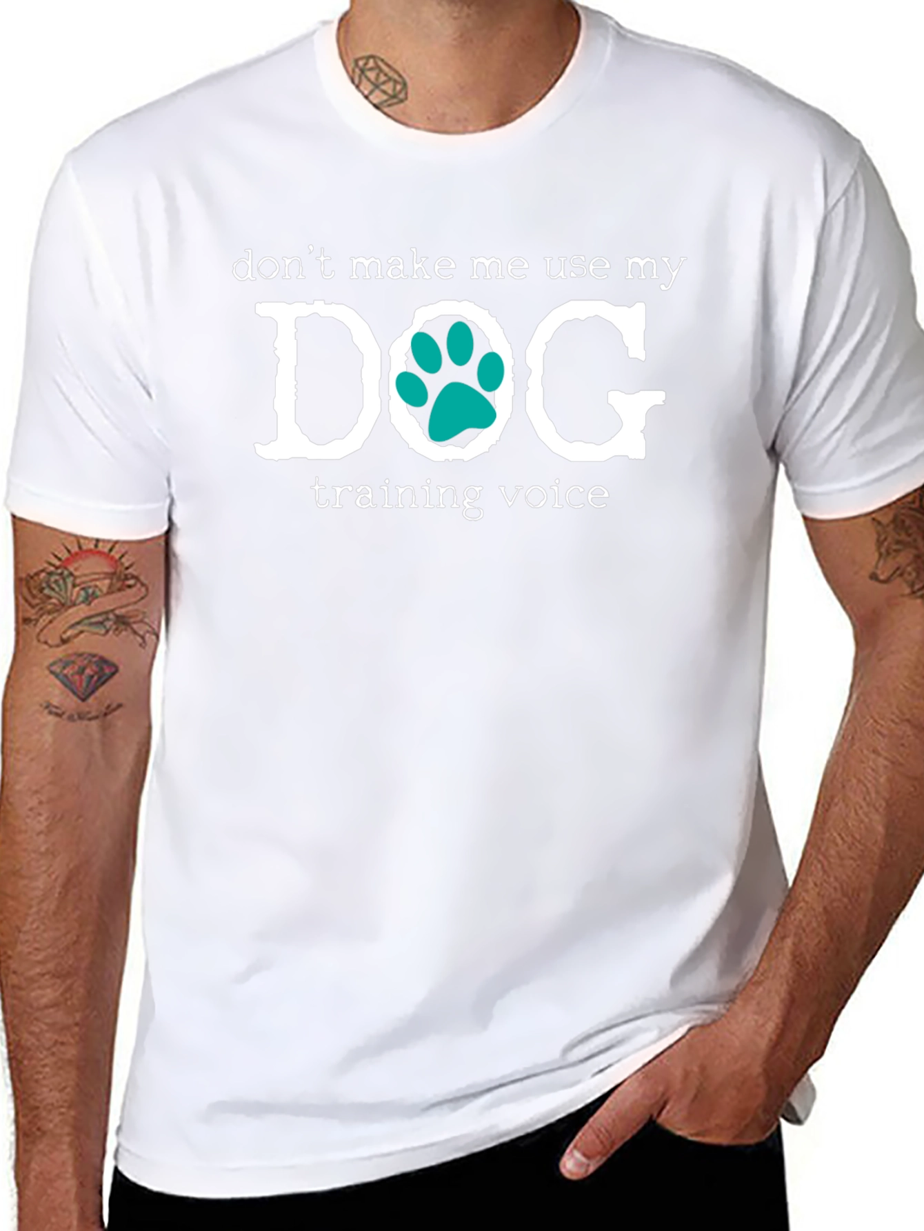Dog Training Voice T-Shirt - Funny Dog Lover Tee