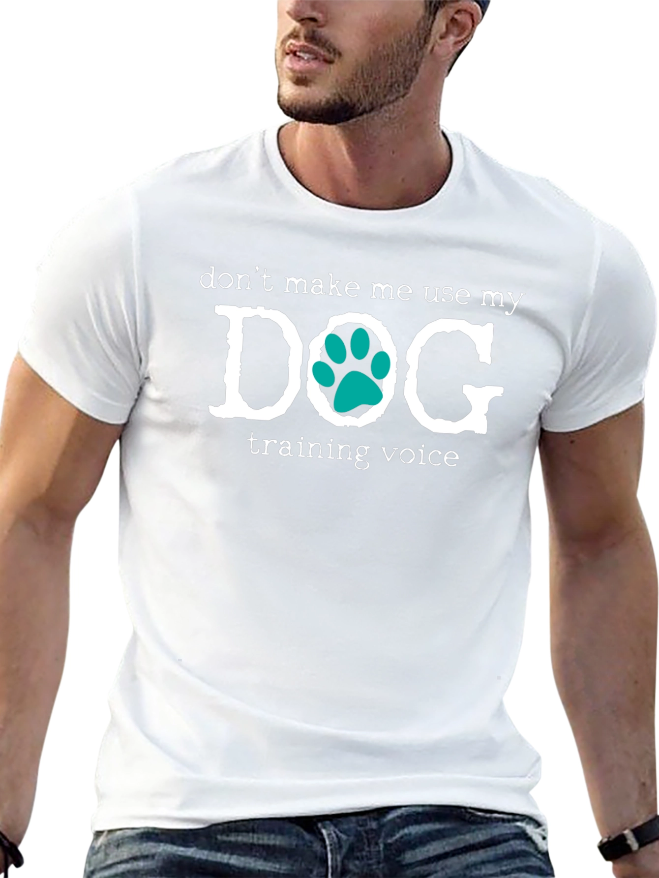 Dog Training Voice T-Shirt - Funny Dog Lover Tee