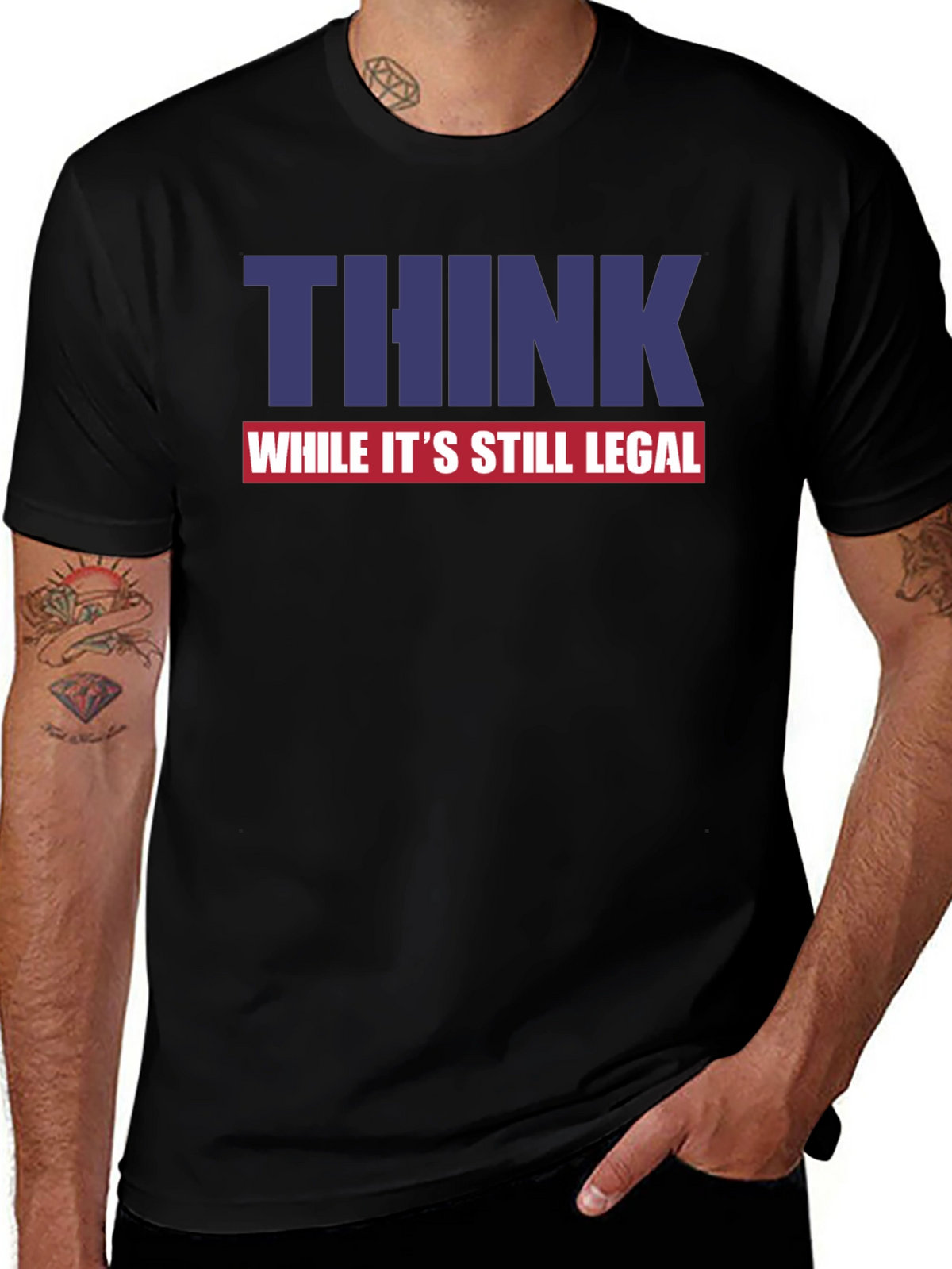 Think While Its Still Legal Graphic Tee