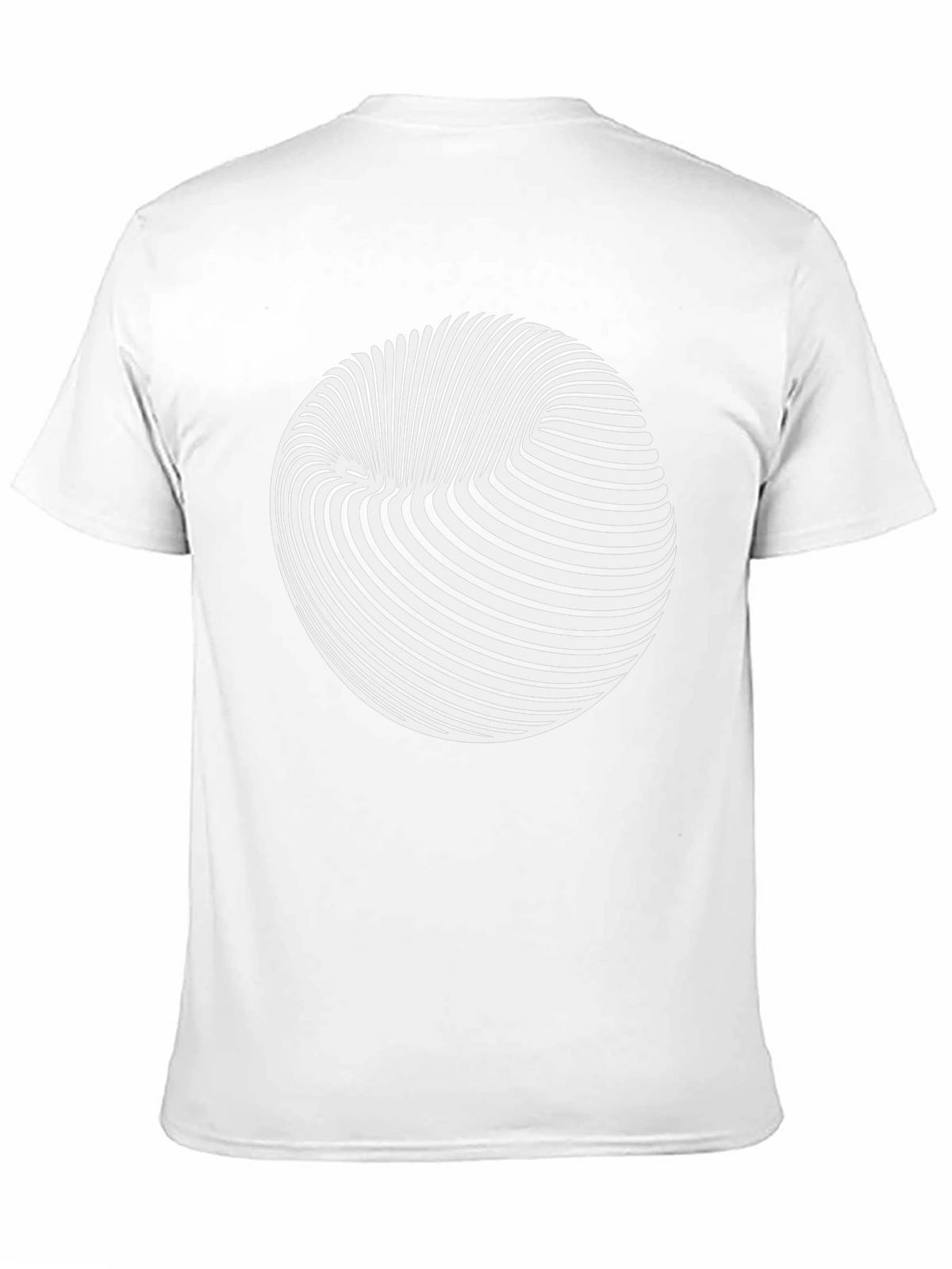 Optical Illusion Graphic Tee - Black