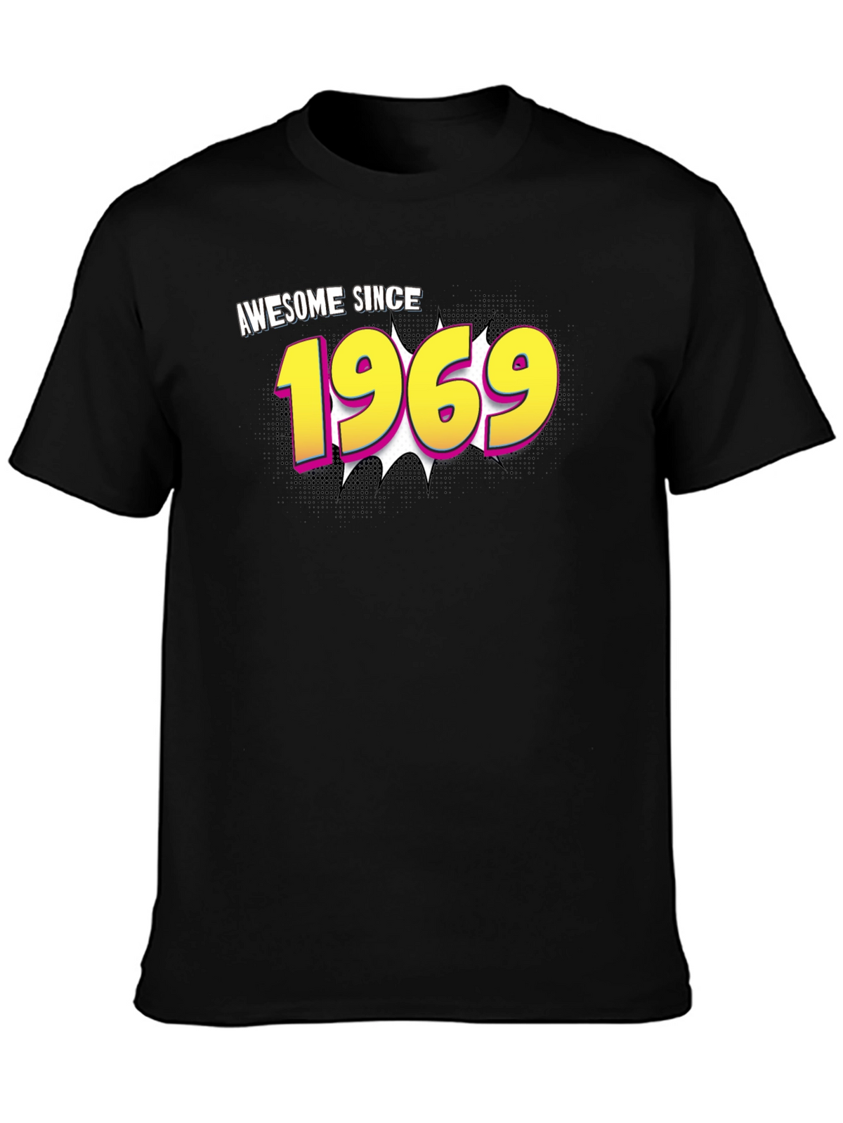 Awesome Since 1969 Graphic Tee - Birthday T-Shirt
