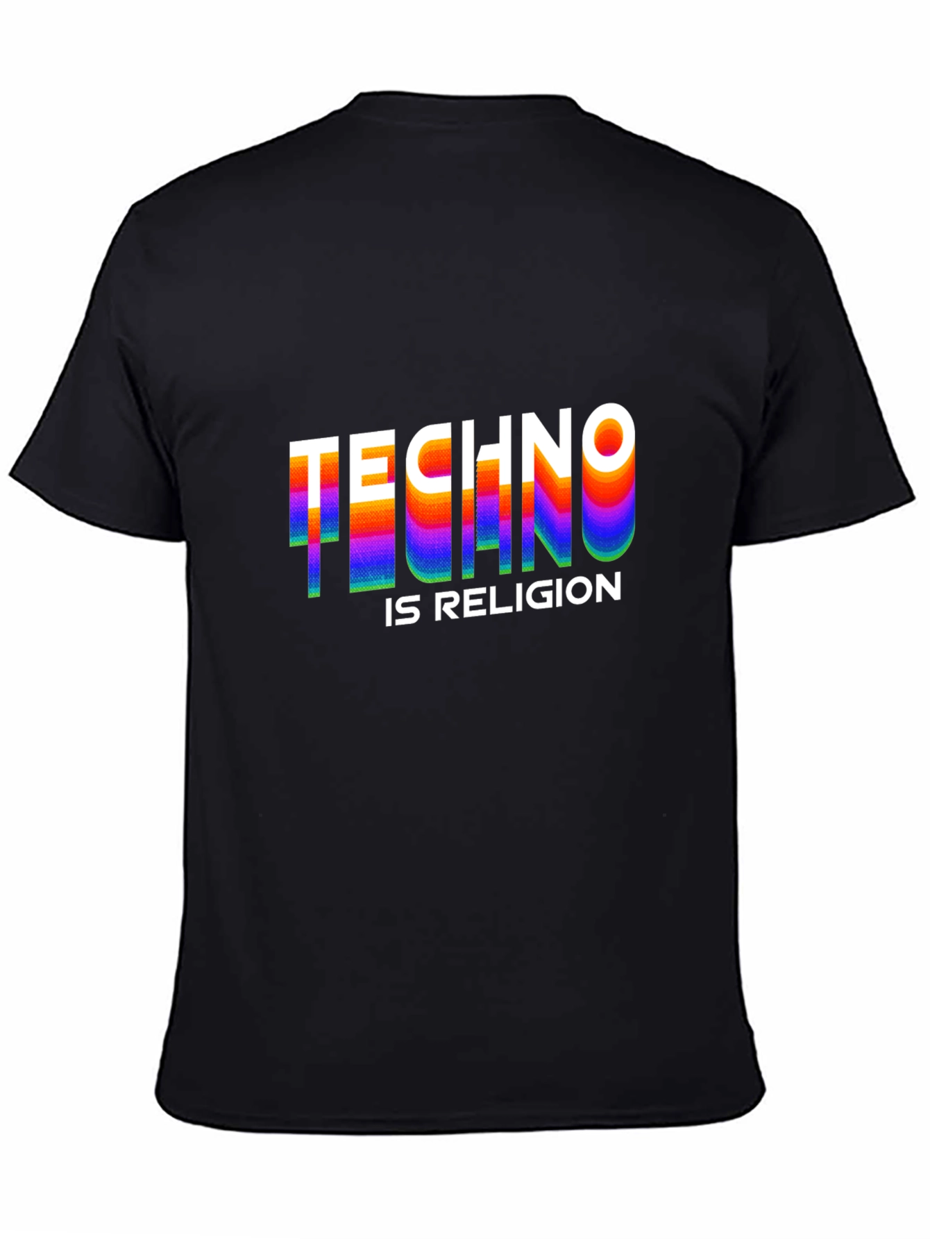 Techno Is Religion Graphic T-Shirt