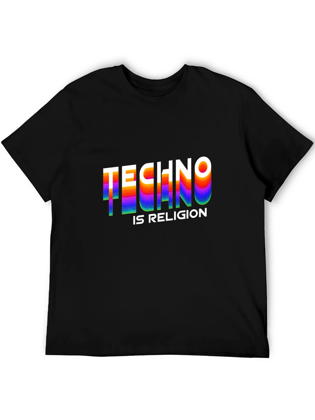 Techno Is Religion Graphic T-Shirt