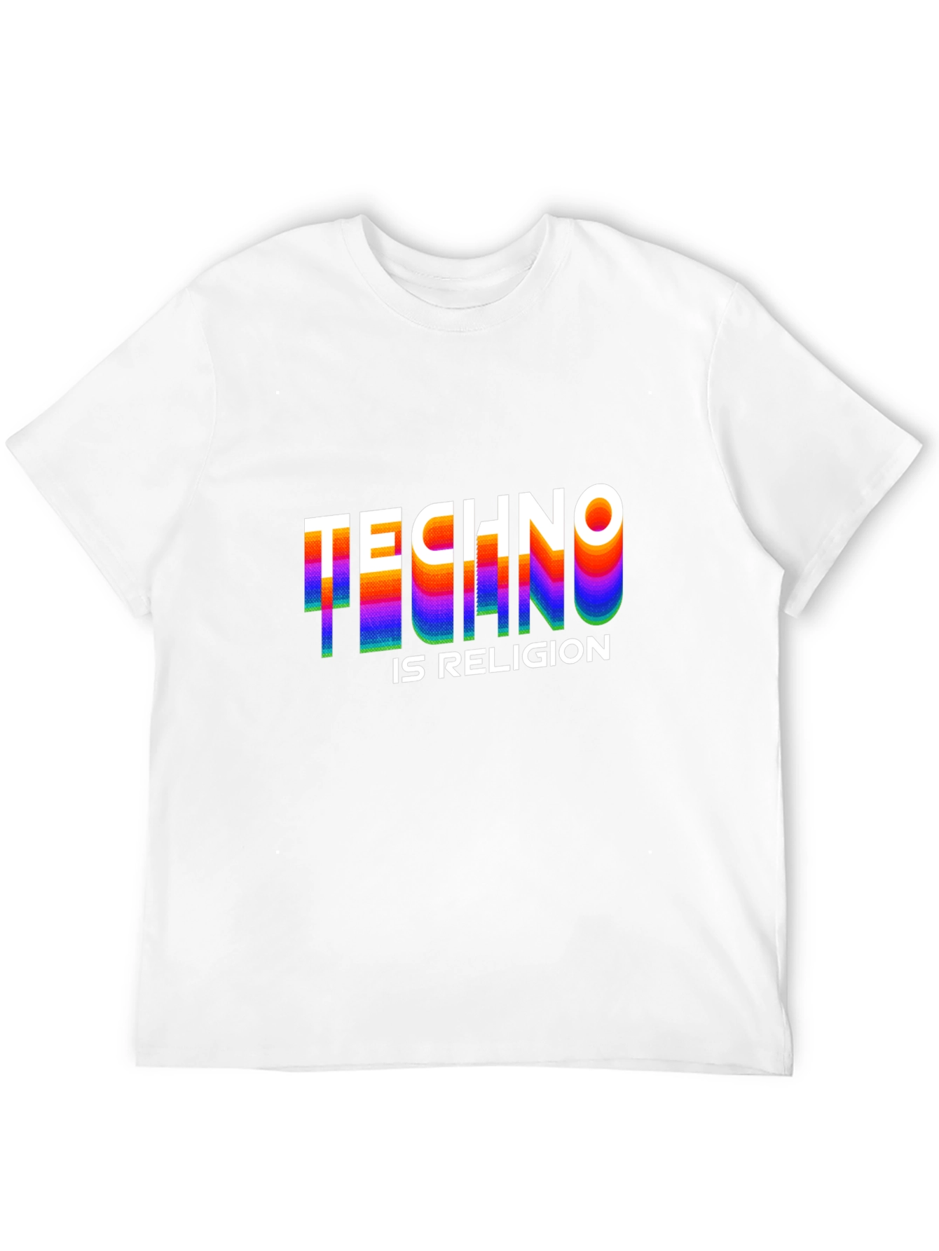 Techno Is Religion Graphic T-Shirt