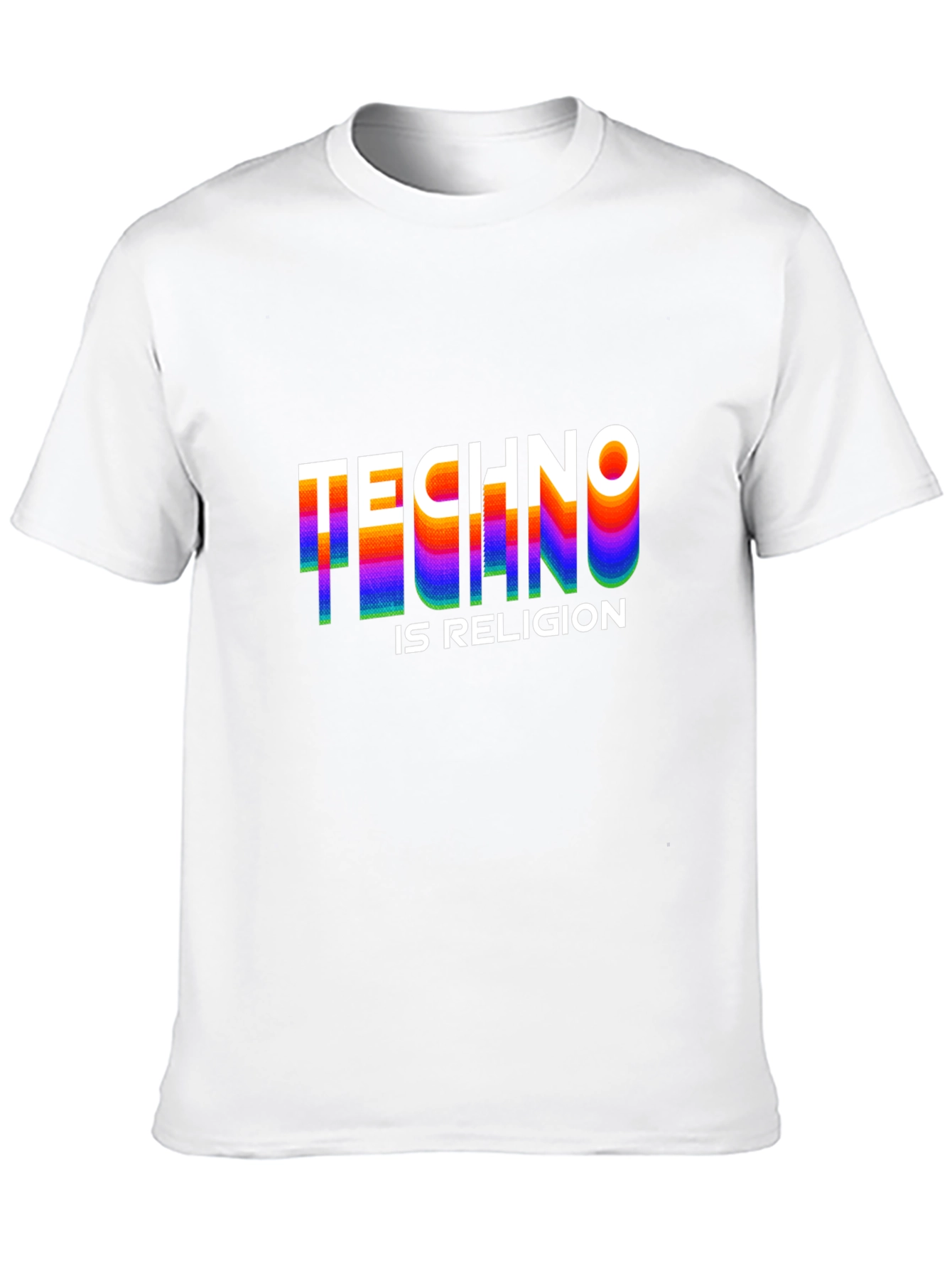 Techno Is Religion Graphic T-Shirt