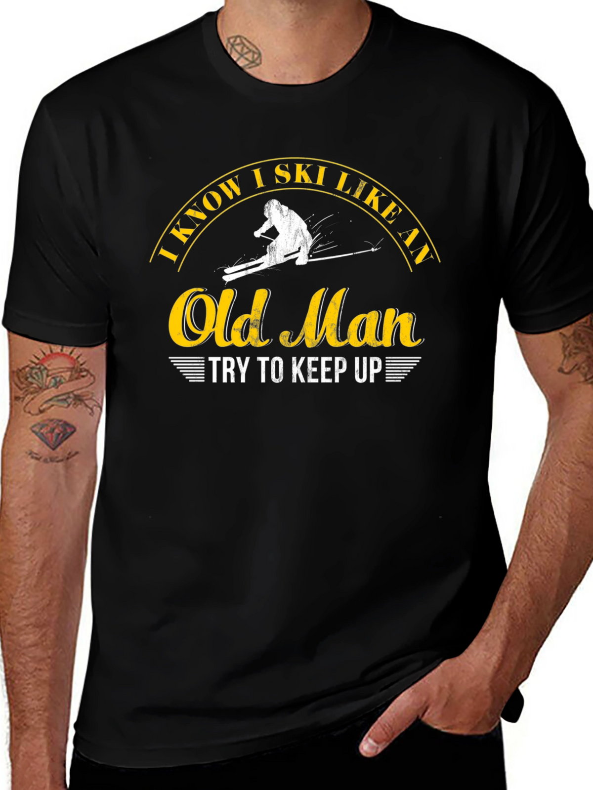 I Know I Ski Like An Old Man T-Shirt