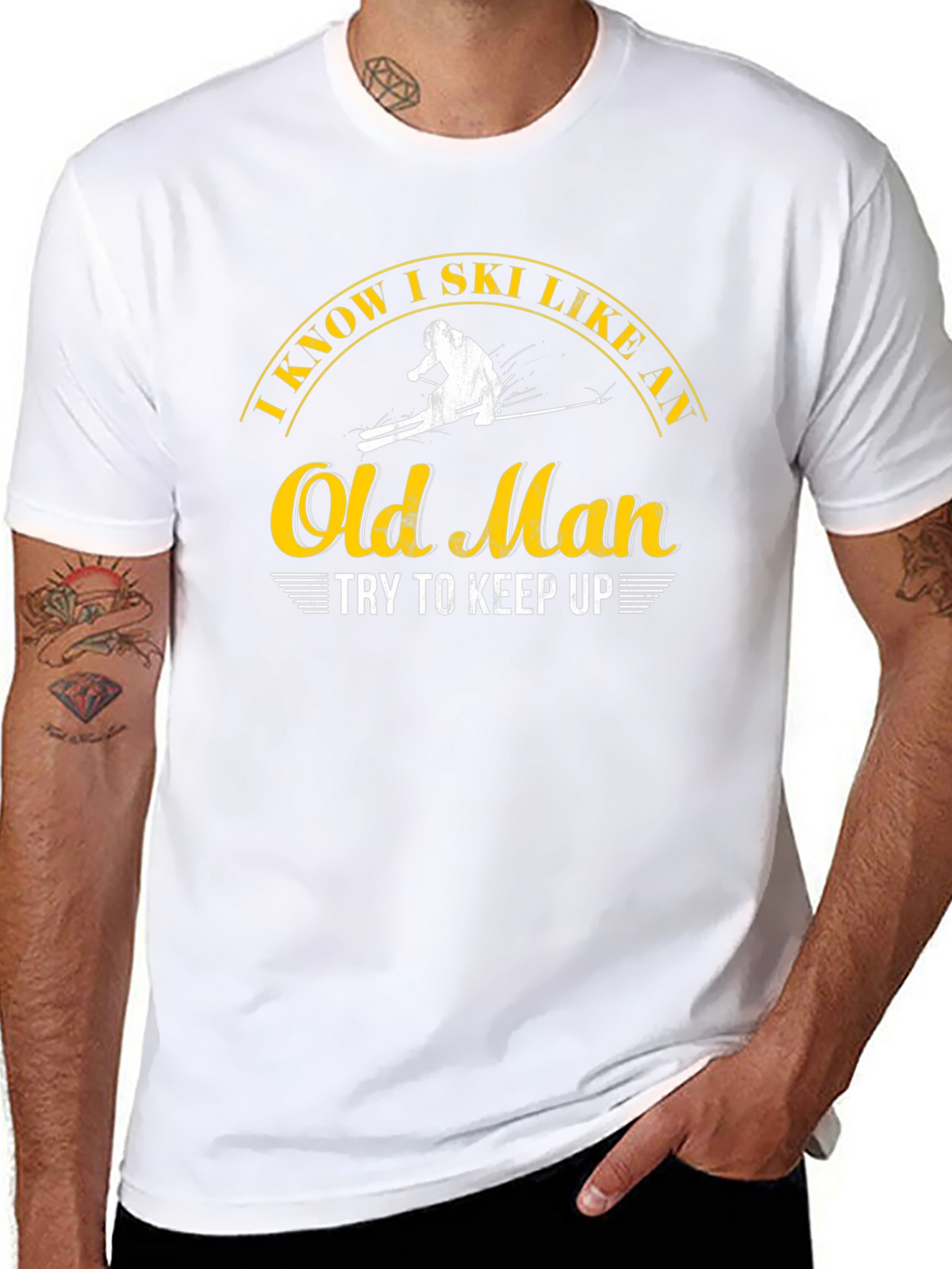 I Know I Ski Like An Old Man T-Shirt