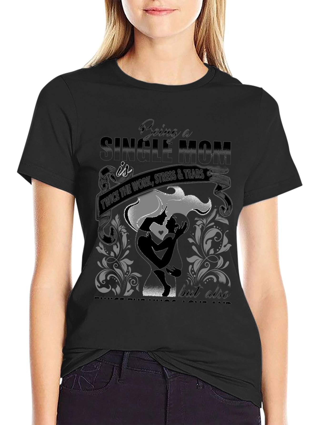 Single Mom Graphic T-Shirt