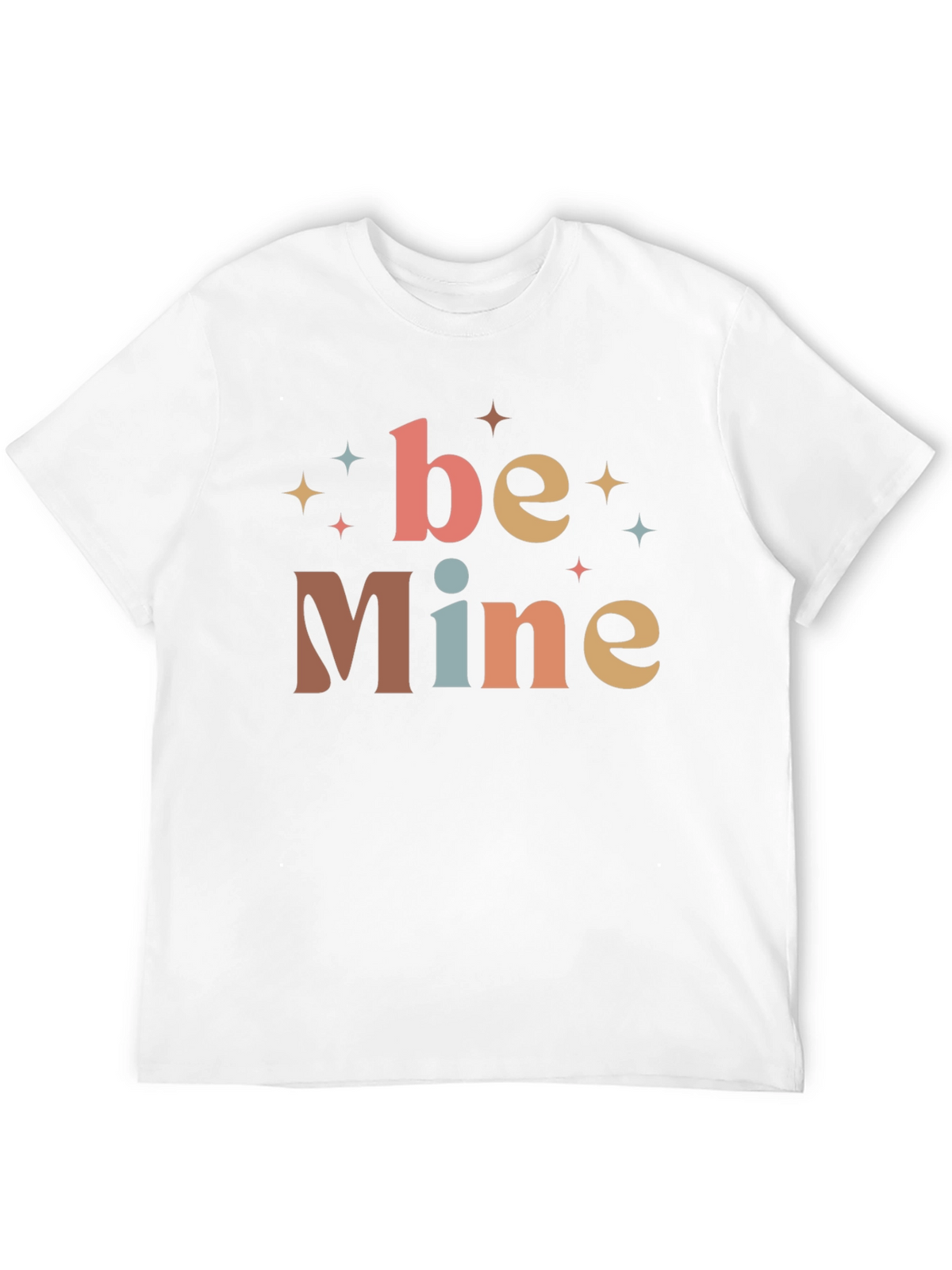 Retro Valentines Day Be Mine Graphic Tee