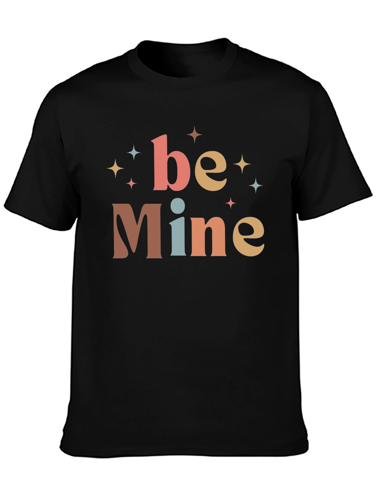 Retro Valentines Day Be Mine Graphic Tee