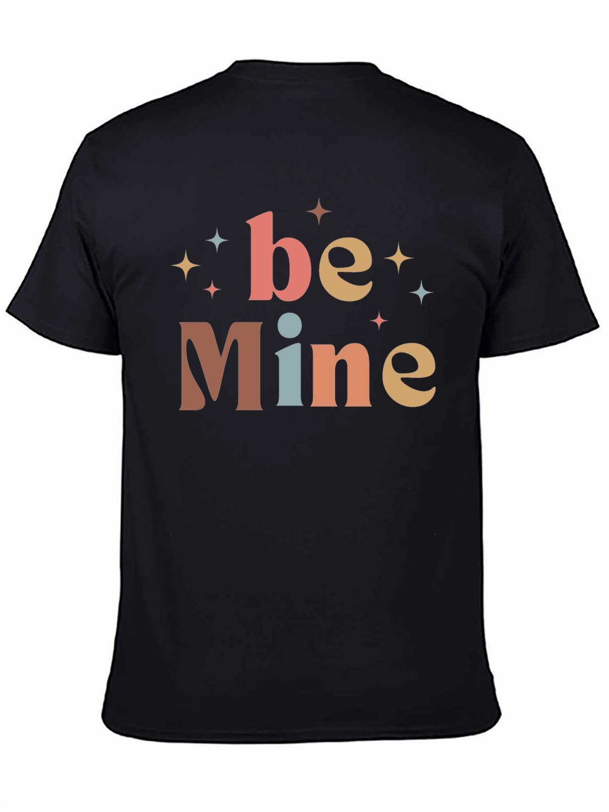 Retro Valentines Day Be Mine Graphic Tee
