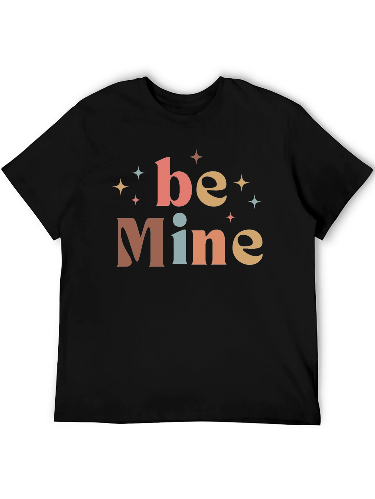 Retro Valentines Day Be Mine Graphic Tee