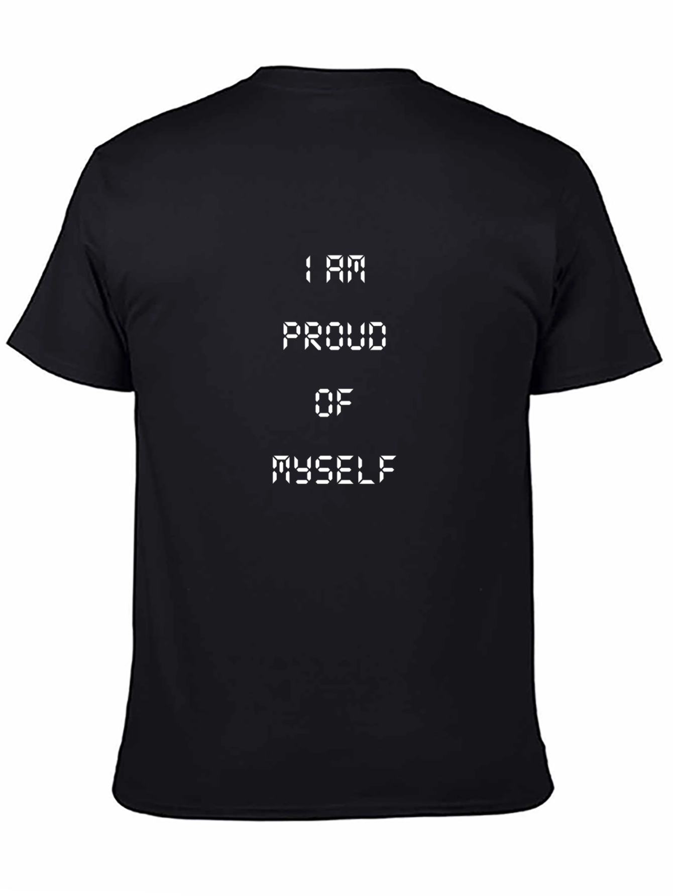 Proud of Myself Graphic T-Shirt - Black