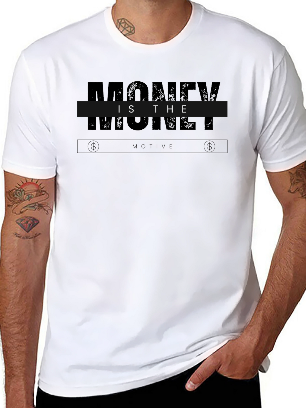 Money is the Motive Graphic T-Shirt