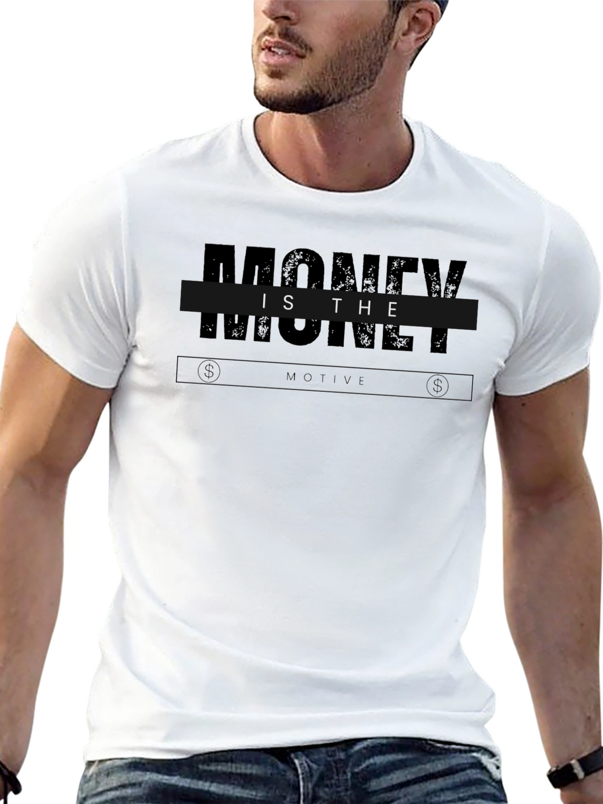 Money is the Motive Graphic T-Shirt