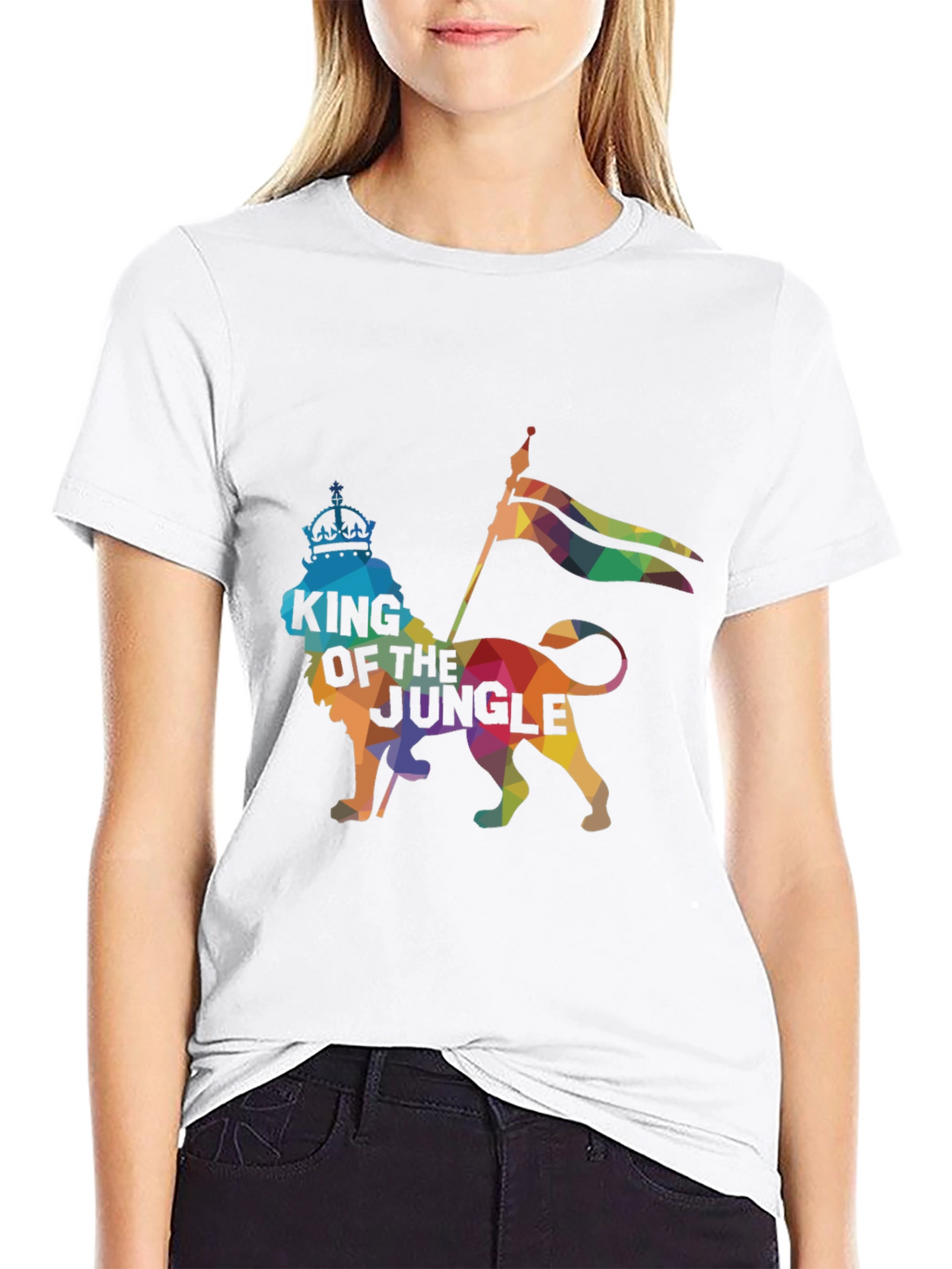 King of the Jungle Graphic Tee - Black