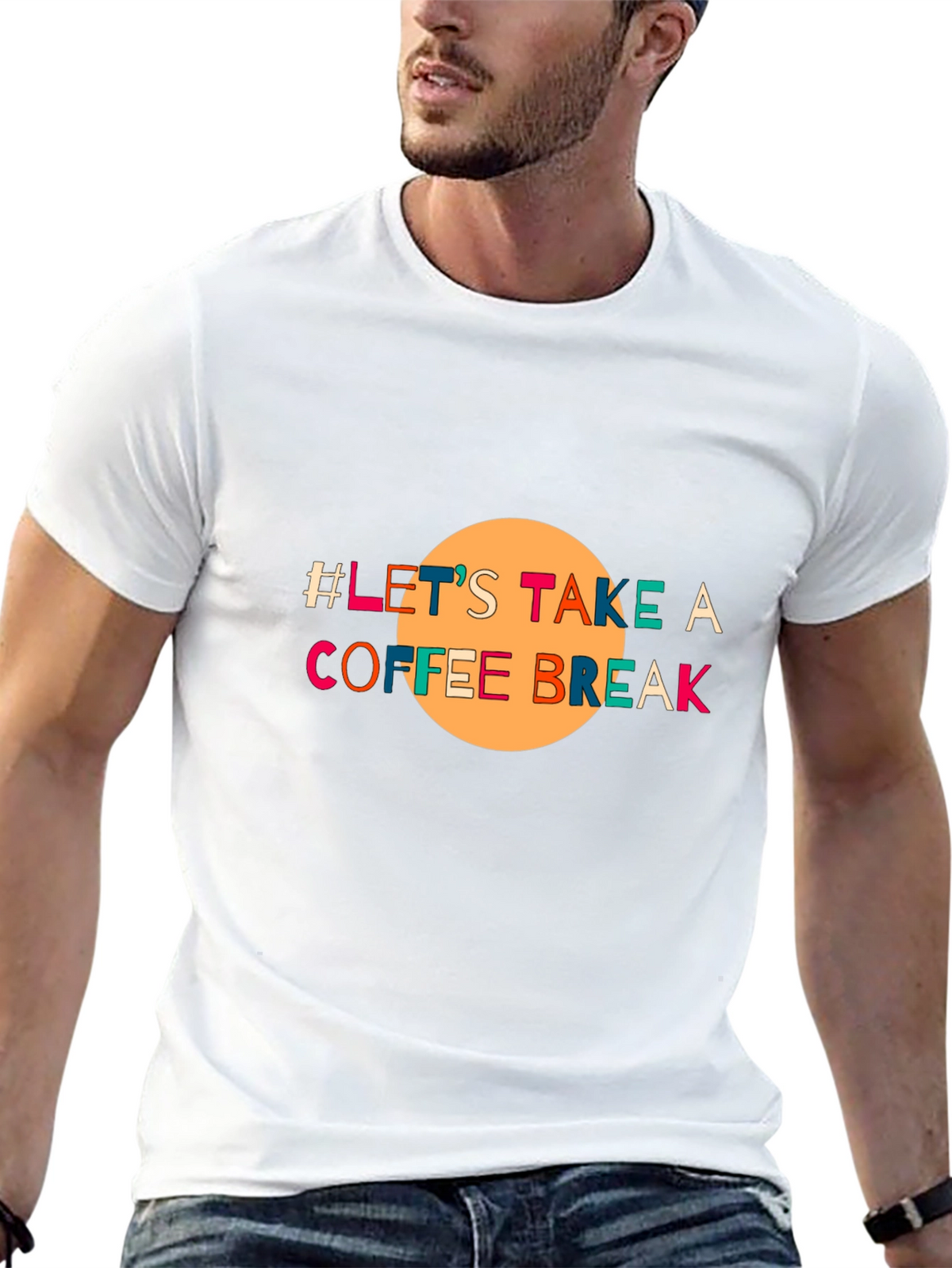 Lets Take A Coffee Break Black T-Shirt