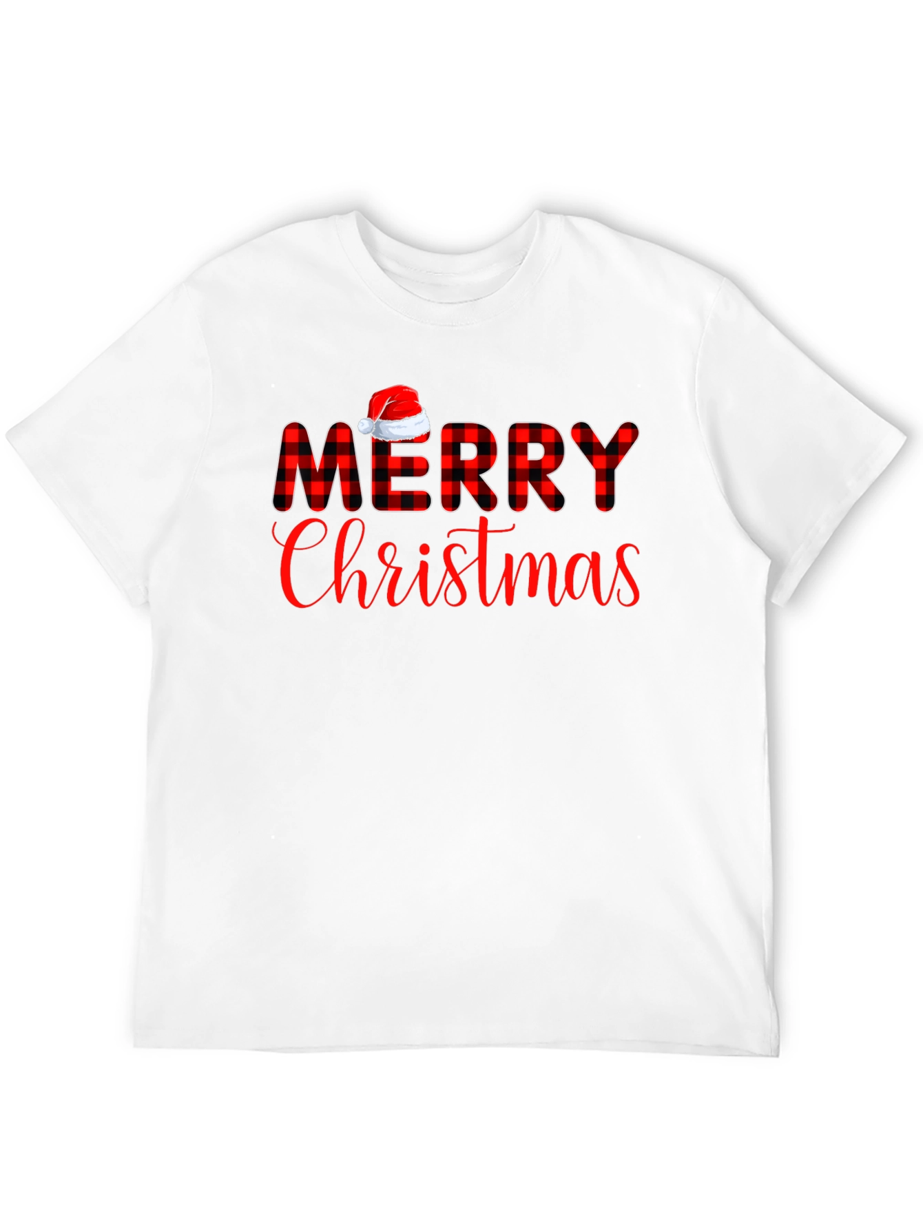 Merry Christmas Graphic Tee - Holiday Cheer