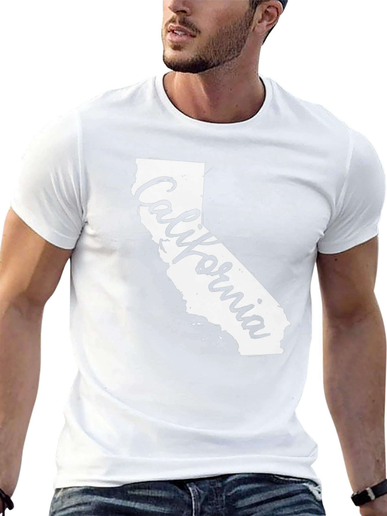 California State T-Shirt - Black Graphic Tee