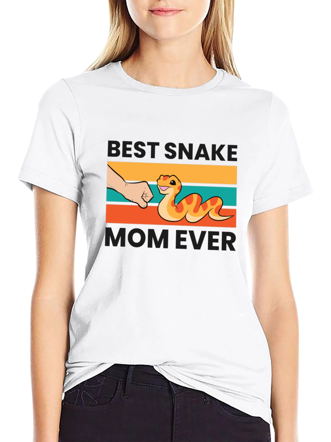 Best Snake Mom Ever Graphic T-Shirt