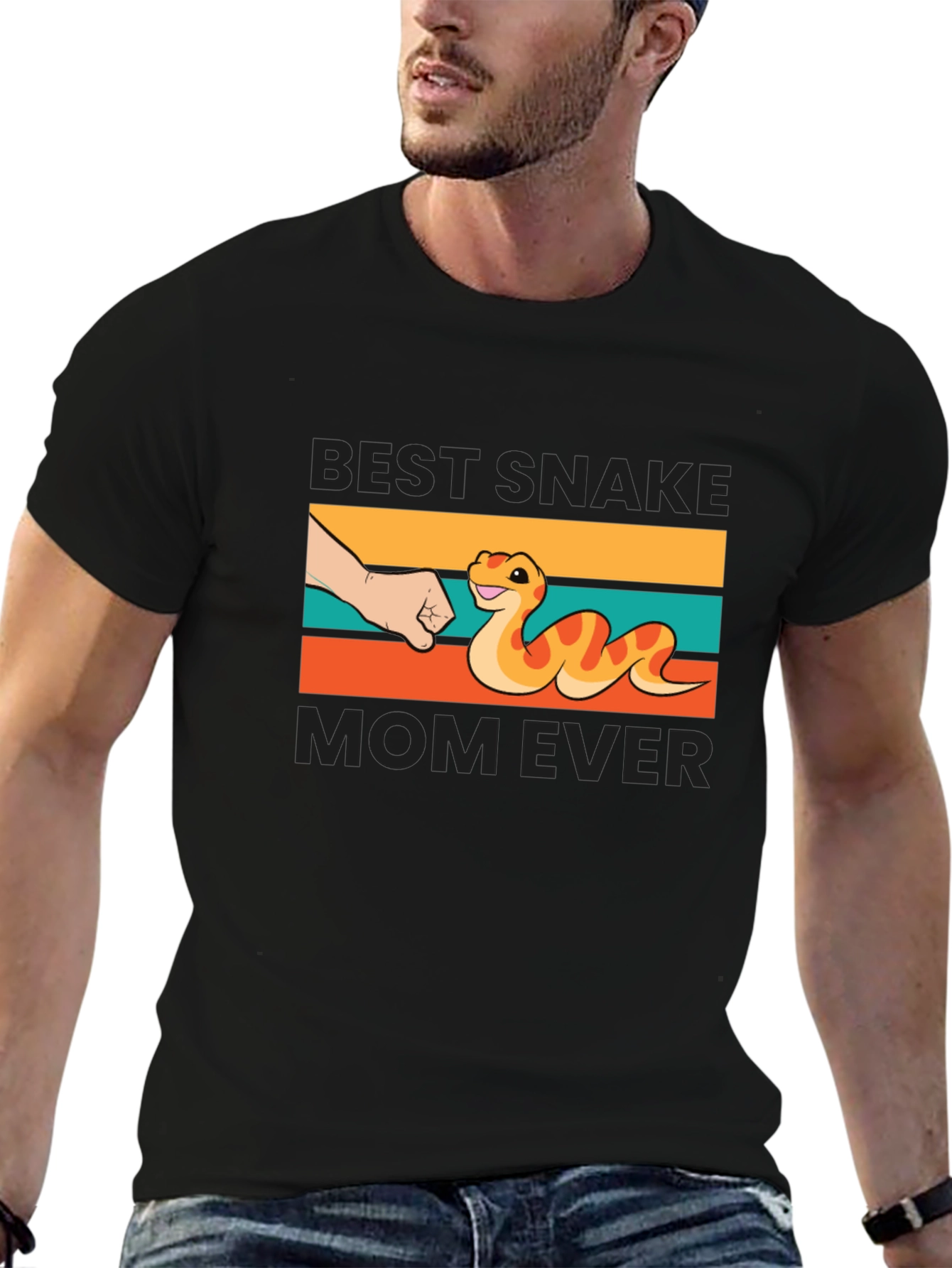 Best Snake Mom Ever Graphic T-Shirt