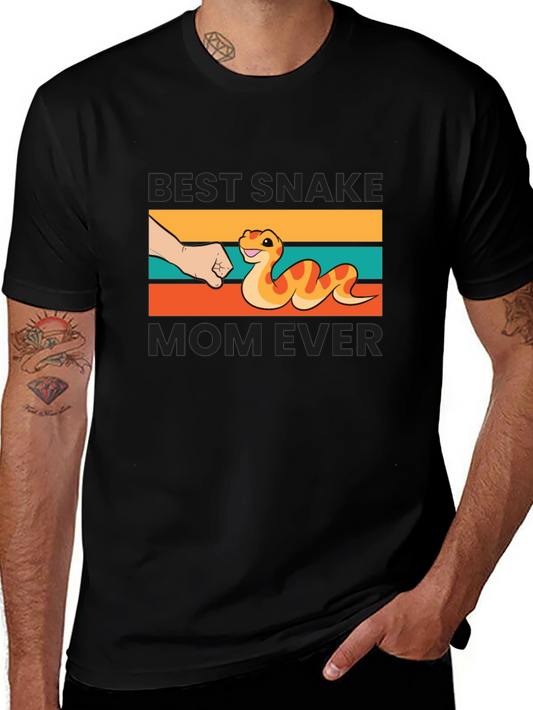 Best Snake Mom Ever Graphic T-Shirt