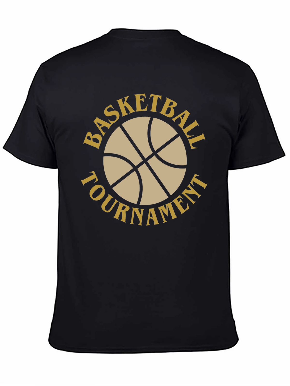 Basketball Tournament Black T-Shirt