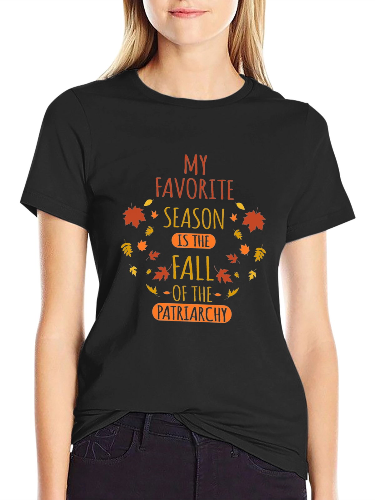 Fall of Patriarchy Graphic Tee - Autumn Season T-Shirt