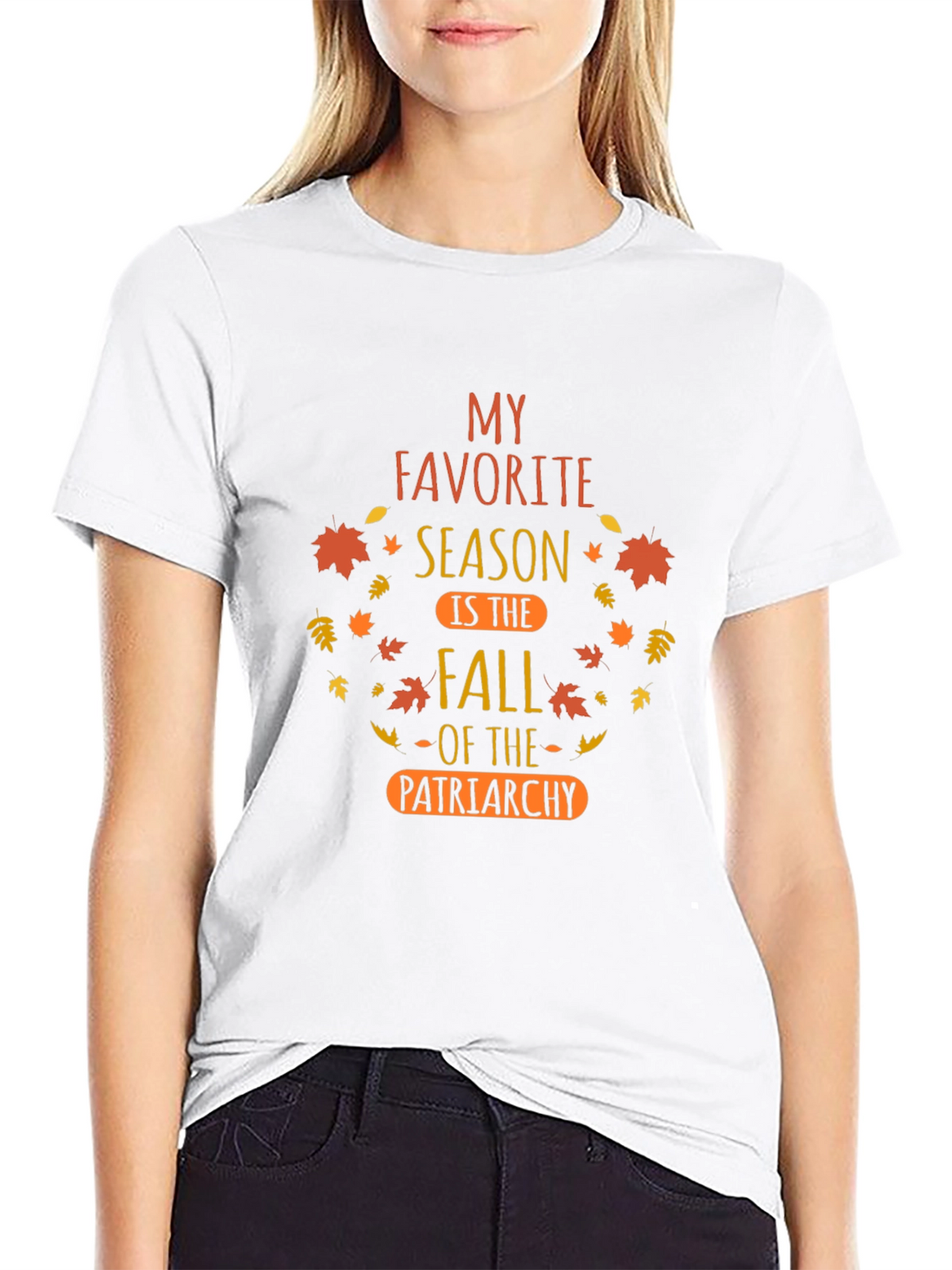 Fall of Patriarchy Graphic Tee - Autumn Season T-Shirt