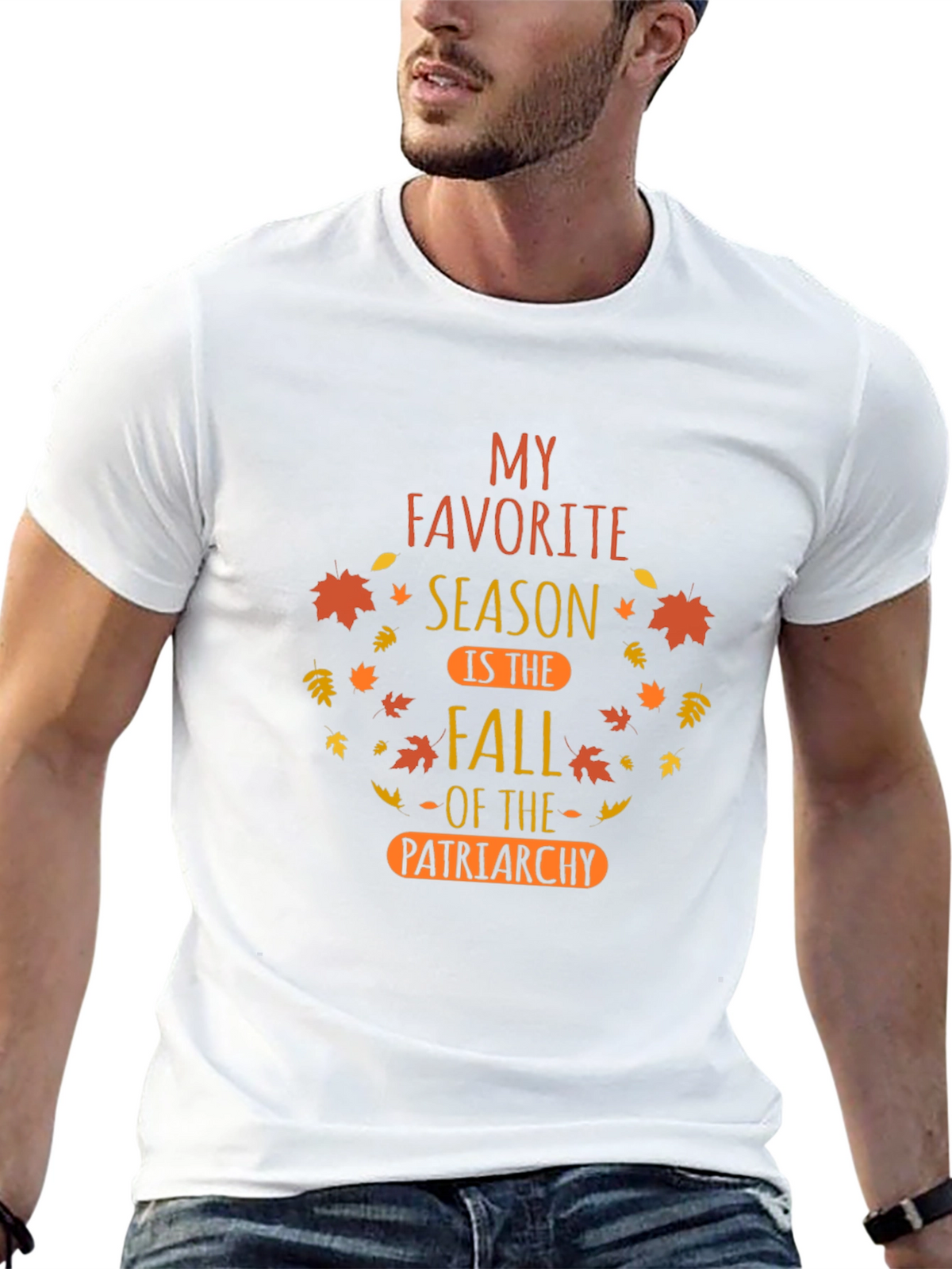 Fall of Patriarchy Graphic Tee - Autumn Season T-Shirt
