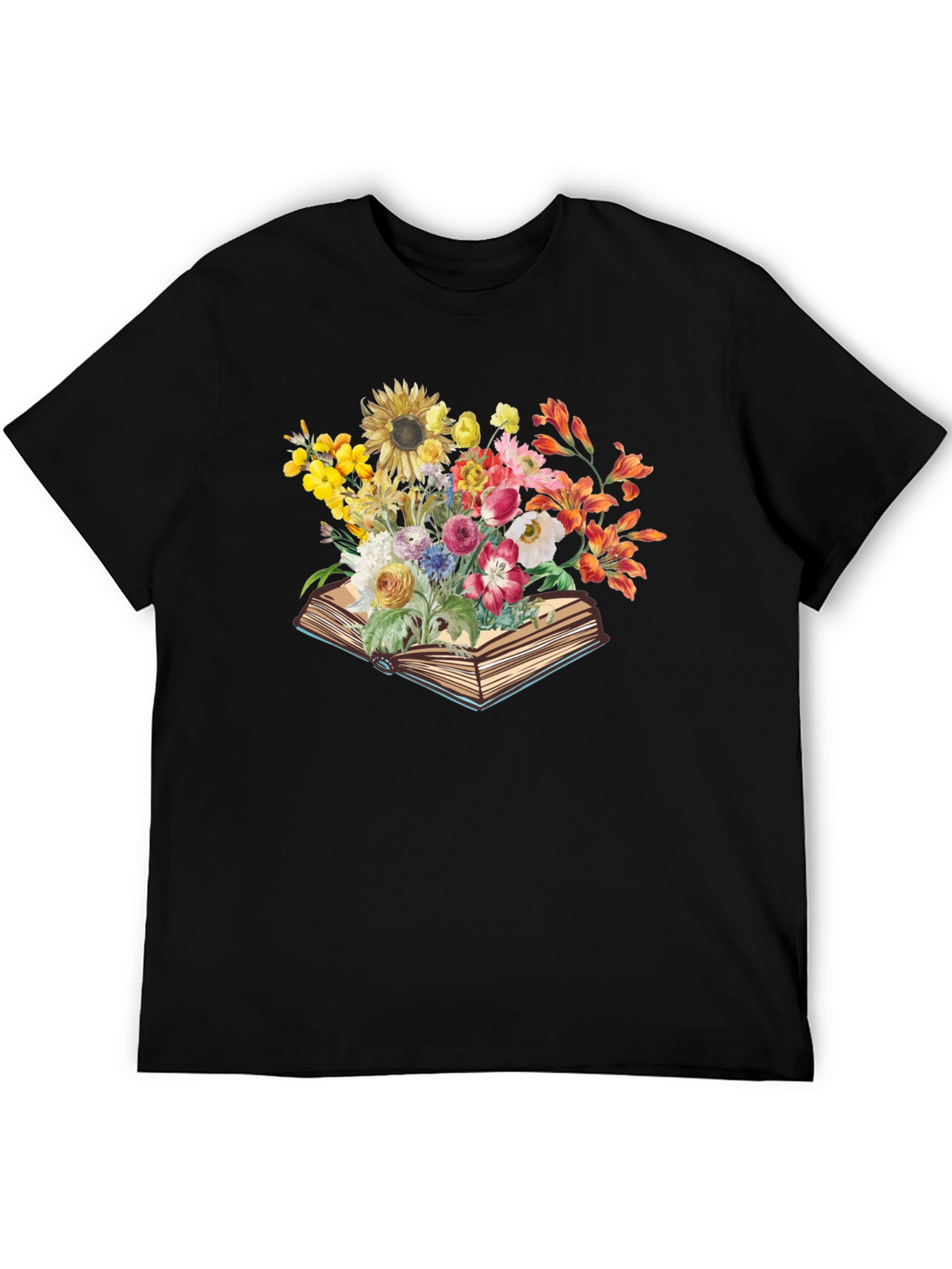 Floral Book T-Shirt