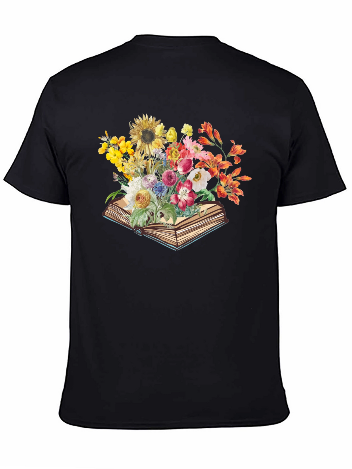 Floral Book T-Shirt