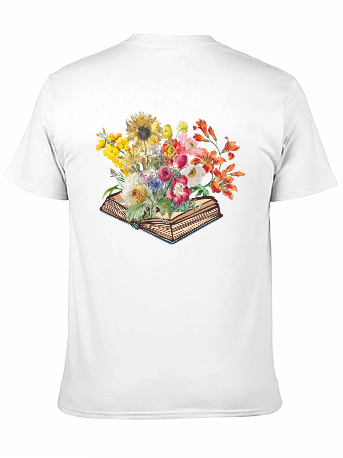 Floral Book T-Shirt