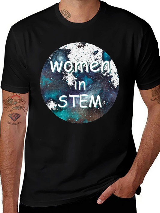 Women in STEM Graphic T-Shirt - Space Design
