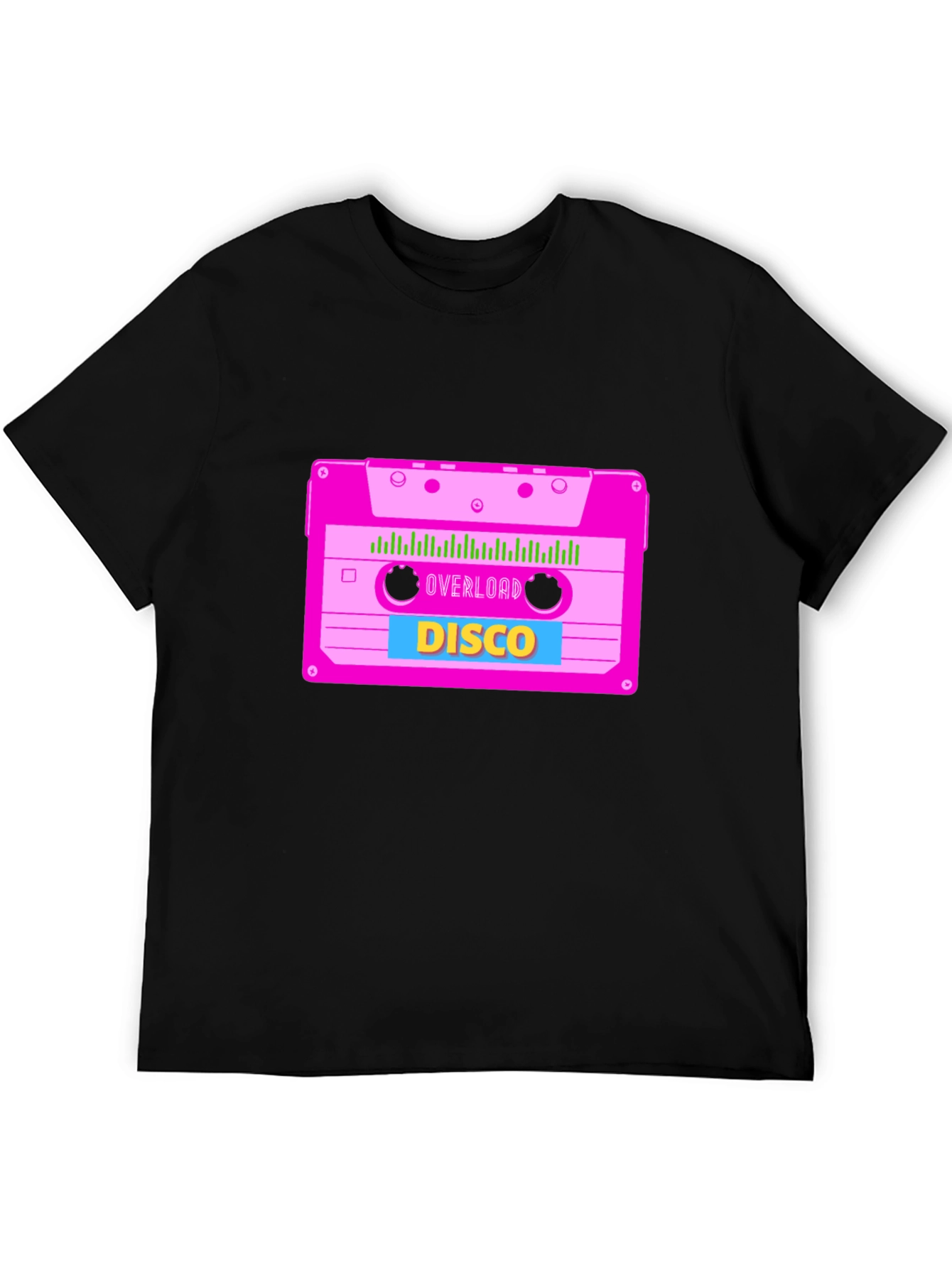 Retro Disco Cassette Graphic Tee