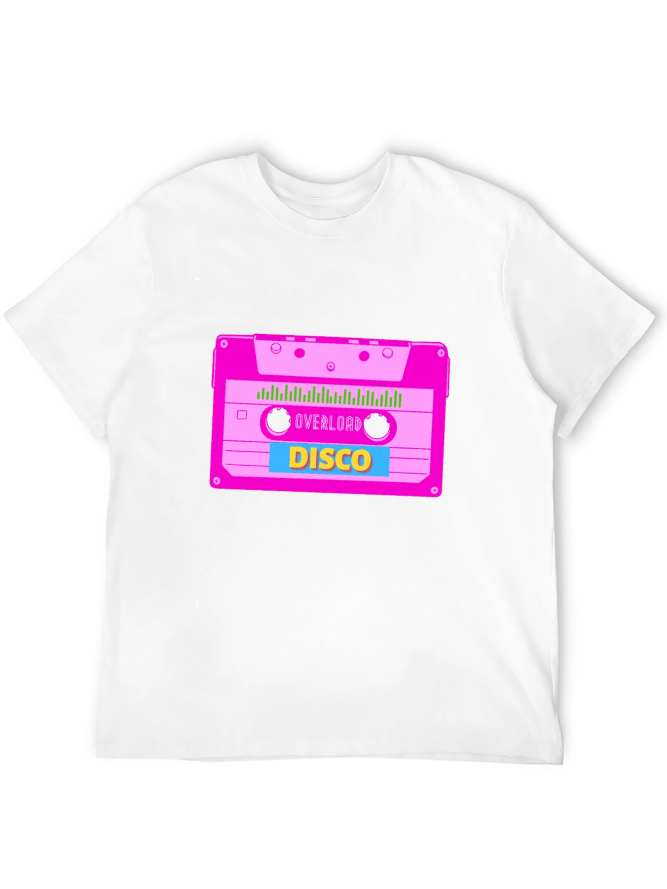 Retro Disco Cassette Graphic Tee